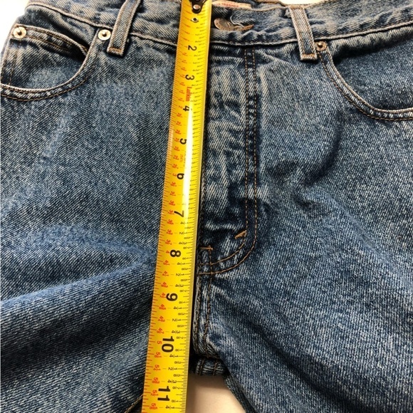 VINTAGE Guess '90s Straight Leg Denim Jeans Size 12 Made In Canada :) - Picture 8 of 10